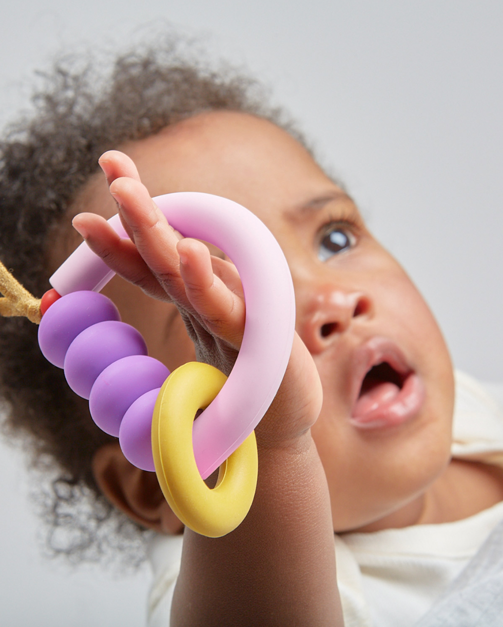 Arch Ring Teether, Plum