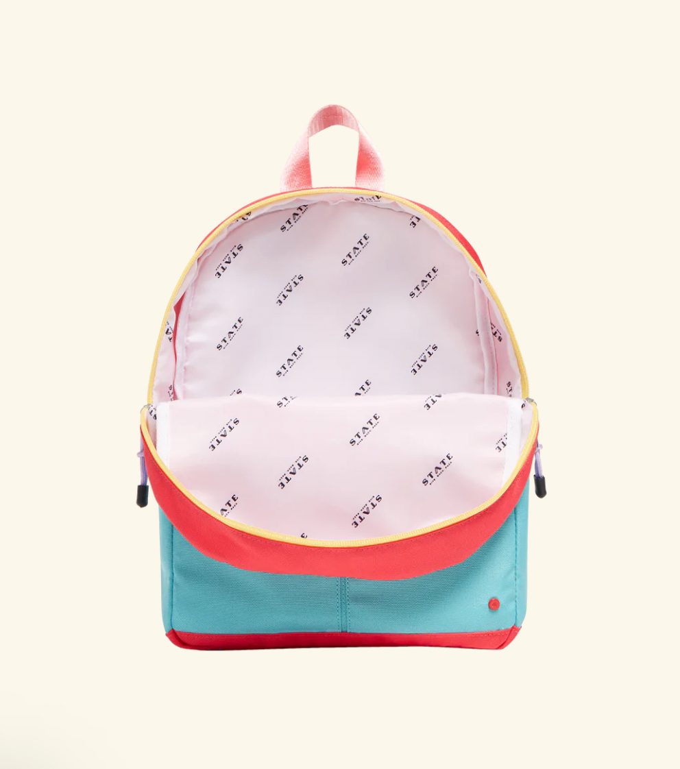 Kane Kids Mini Backpack, Pink / Mint
