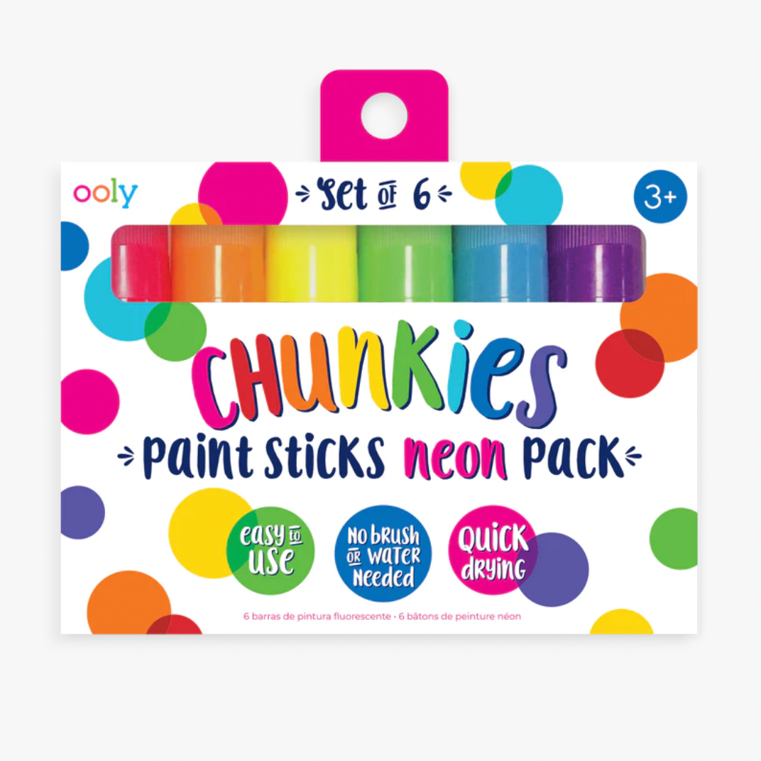 Chunkies Paint Sticks: Neon 6 Pack