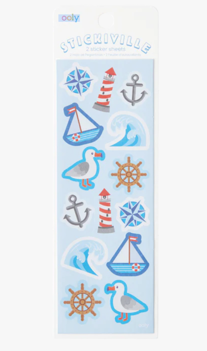 Stickiville Nautical Stickers