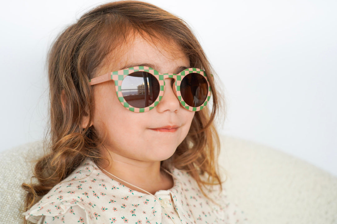 Classic Sunglasses, Checks Sunset + Orchard