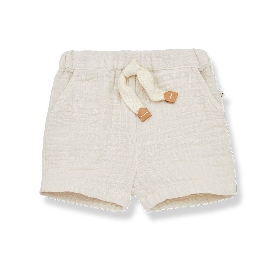 Angel Bermuda Shorts, Off-White